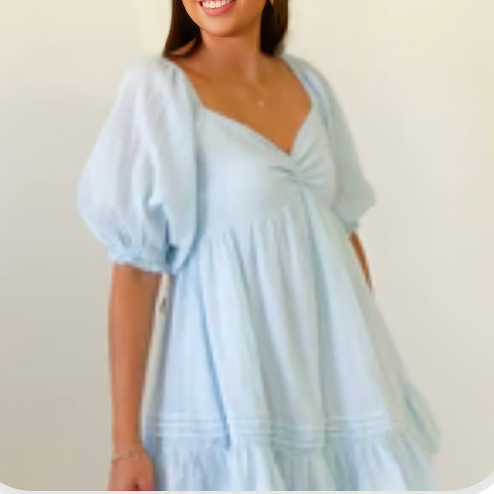 Nectar For Me Puff Sleeve dress, size L